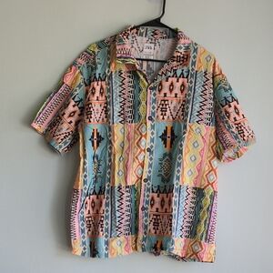 Zara Geometric Pastel Men's Shirt